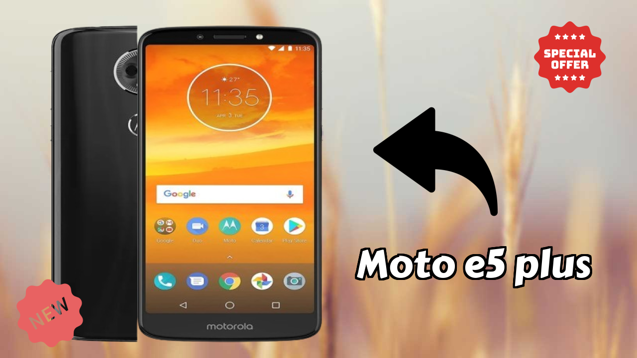 Moto E5 Plus Camera Quality: 5 MP Front Camera Selfie