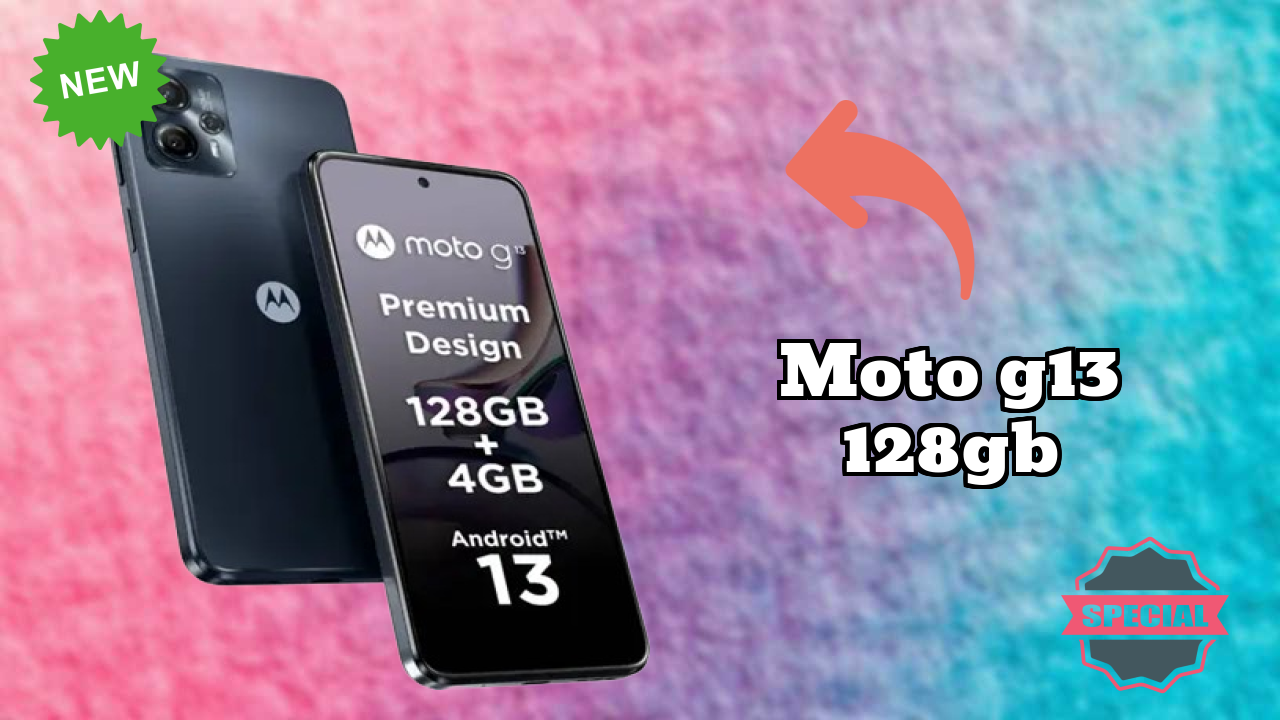 Moto G13 128GB Display Quality: 6.5 Inches (16.51 Cm) Screen