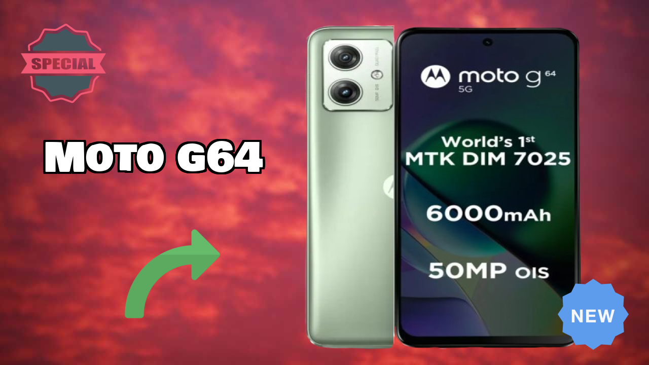 Moto G64 Display Analysis: 6.5 Inches (16.51 Cm) Screen