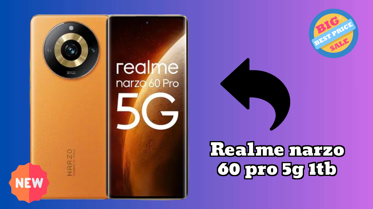 Realme Realme Narzo 60 Pro 5G 1TB - Price Dropped to ₹23,488 Today!