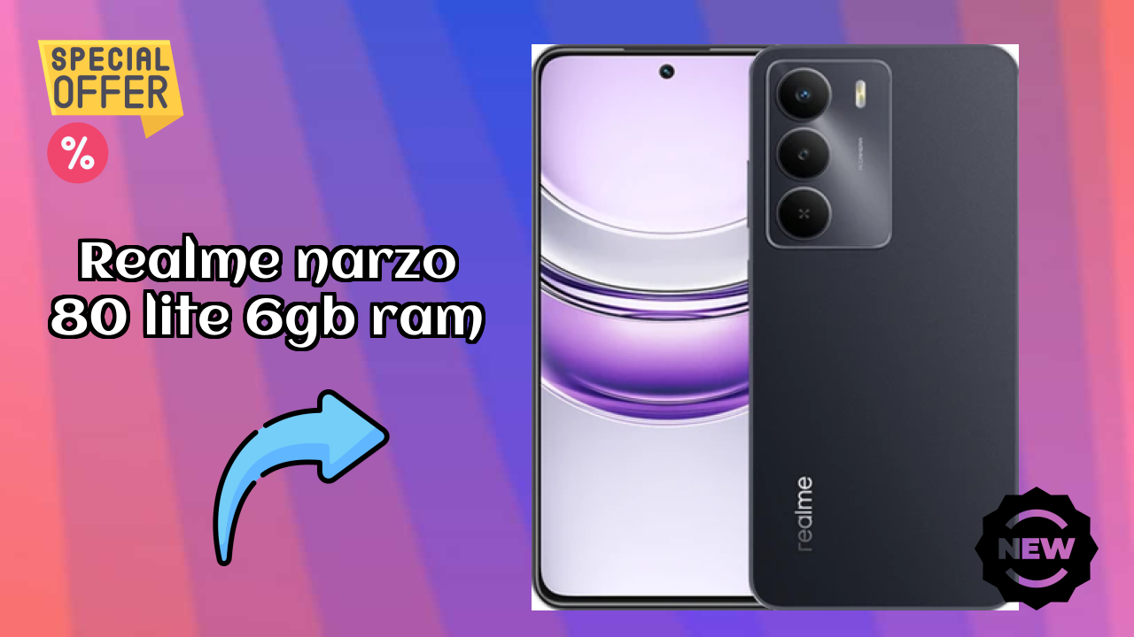Realme Narzo 80 Lite 6GB RAM Display Size: 6.67 Inches (16.94 Cm) Screen Review
