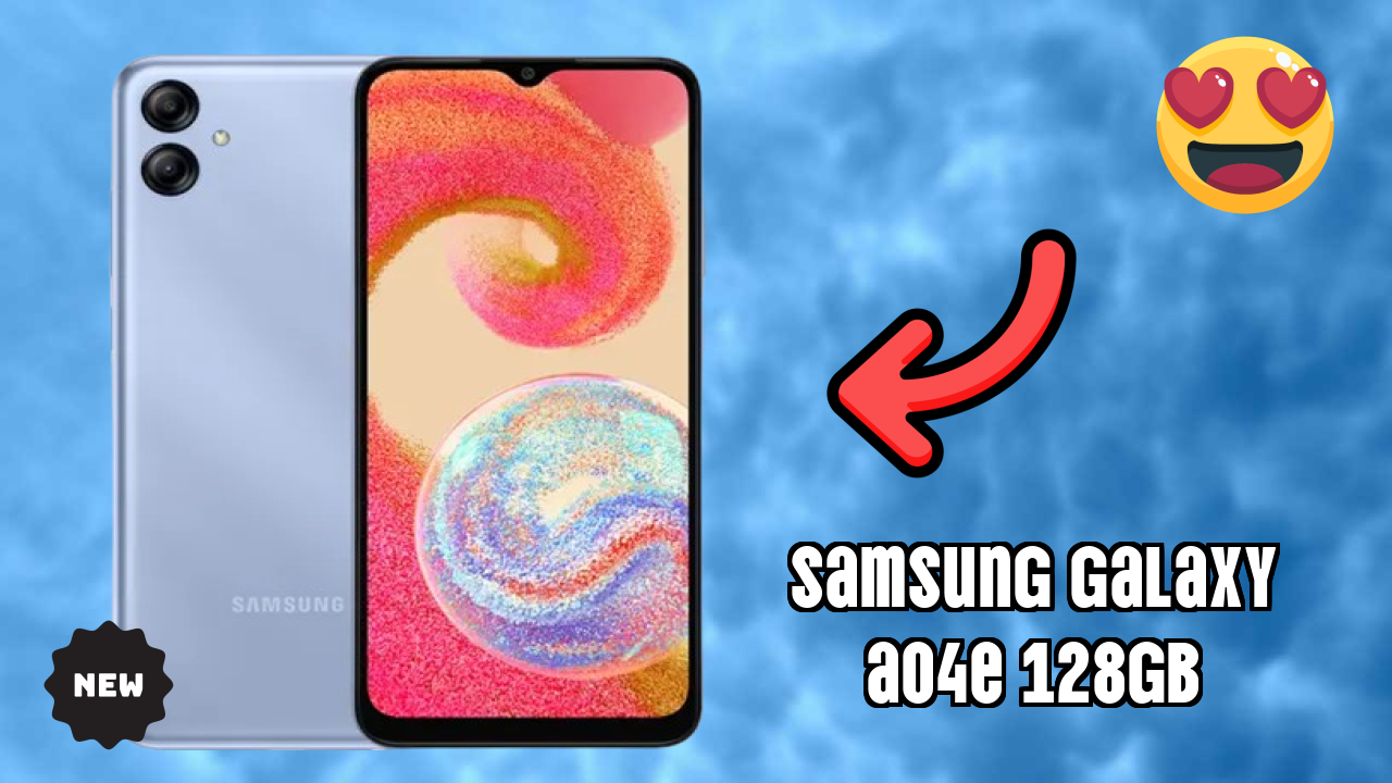 Samsung Galaxy A04e 128GB RAM Performance: 4 GB RAM Handles Heavy Tasks