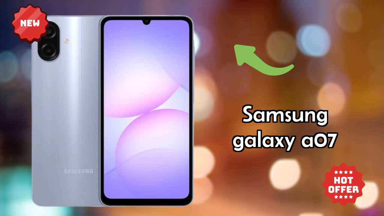 Samsung Galaxy A07 - Best Phone Under ₹9,749 in India Right Now