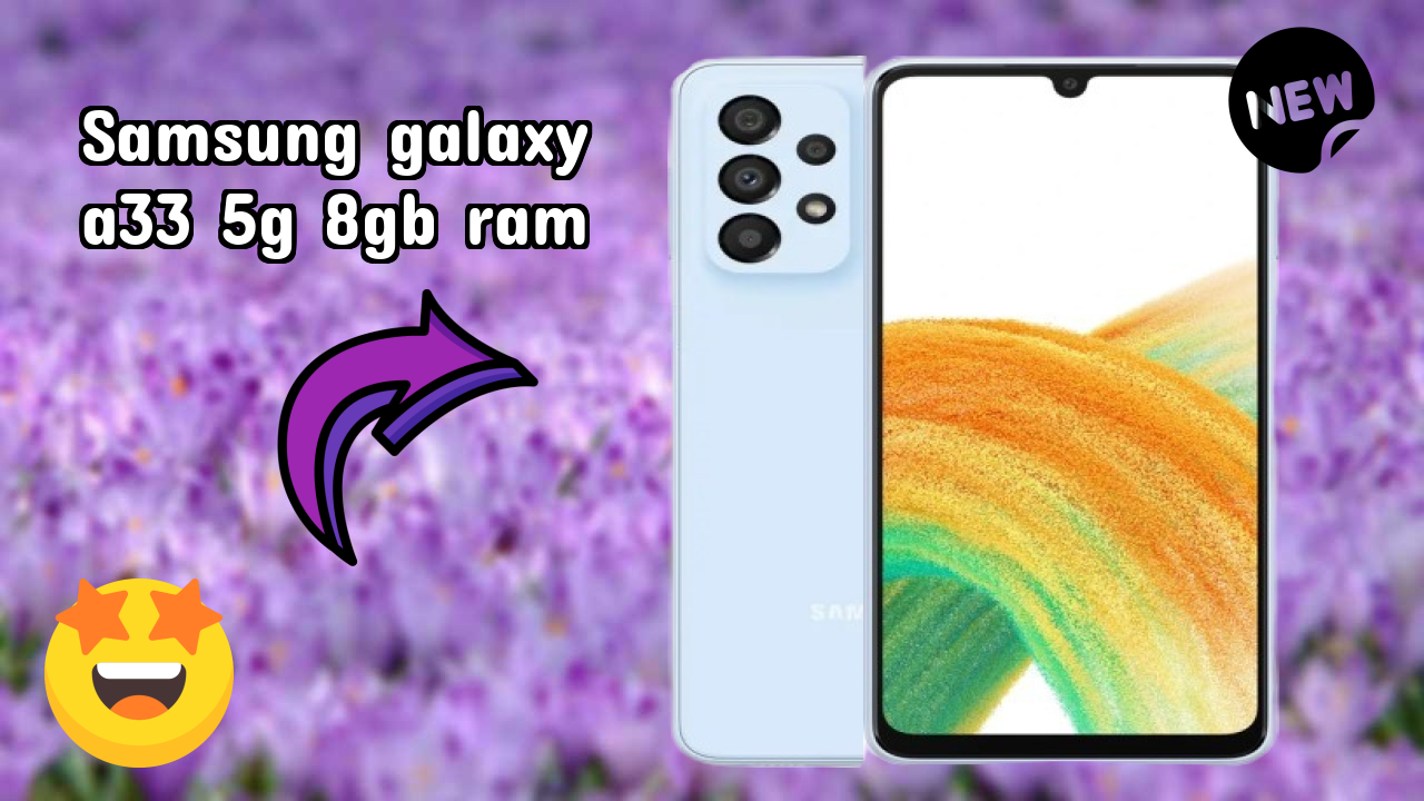 Samsung Galaxy A33 5G 8GB RAM Display Size: 6.4 Inches (16.26 Cm) Screen Quality