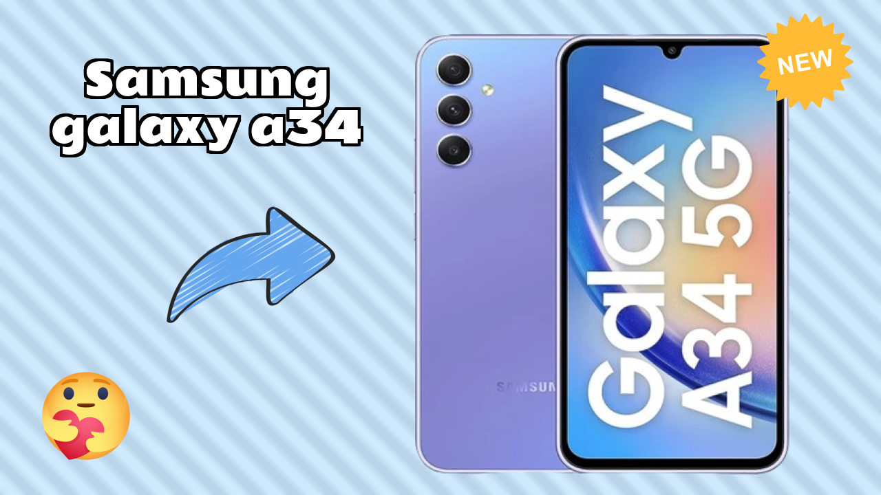 Samsung Galaxy A34 Display Size: 6.6 Inches (16.76 Cm) Screen Test