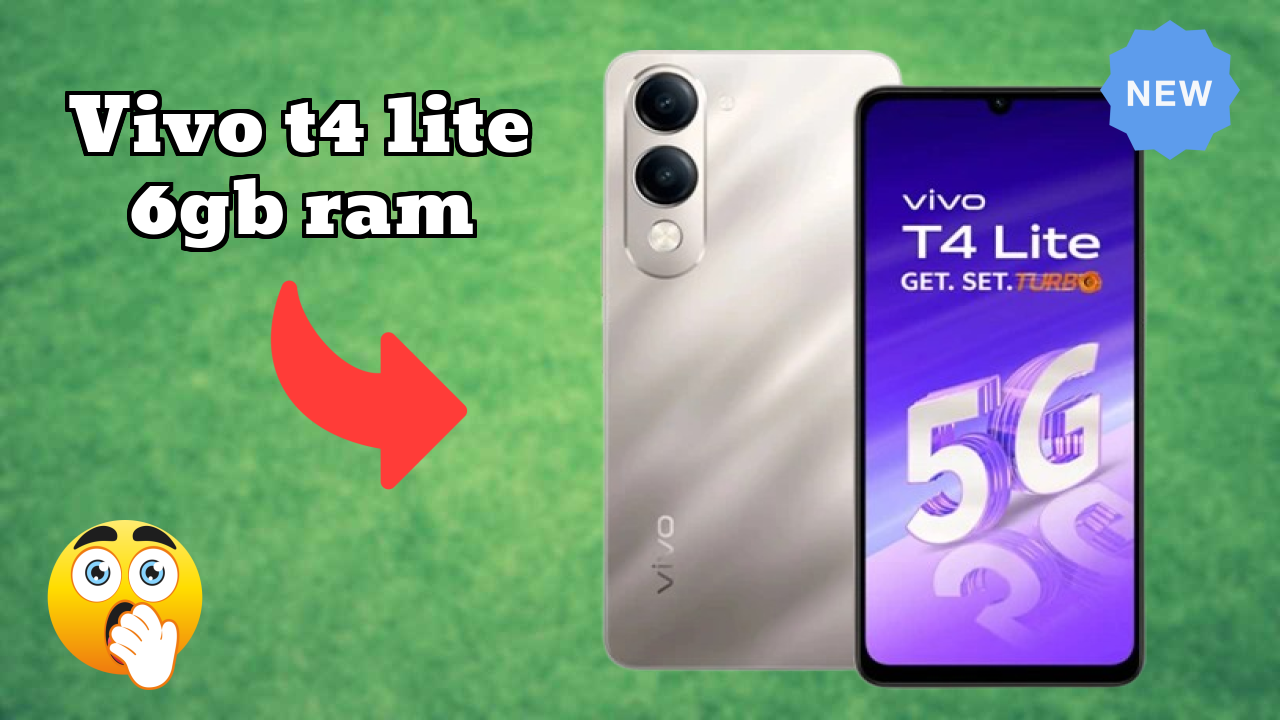 2026 Vivo T4 Lite 6GB RAM: Best Smartphone in World for All Smartphone U